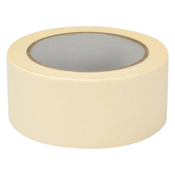 Premium 2-Inch Wide Masking Tape: Solvent Adhesive, Conformable